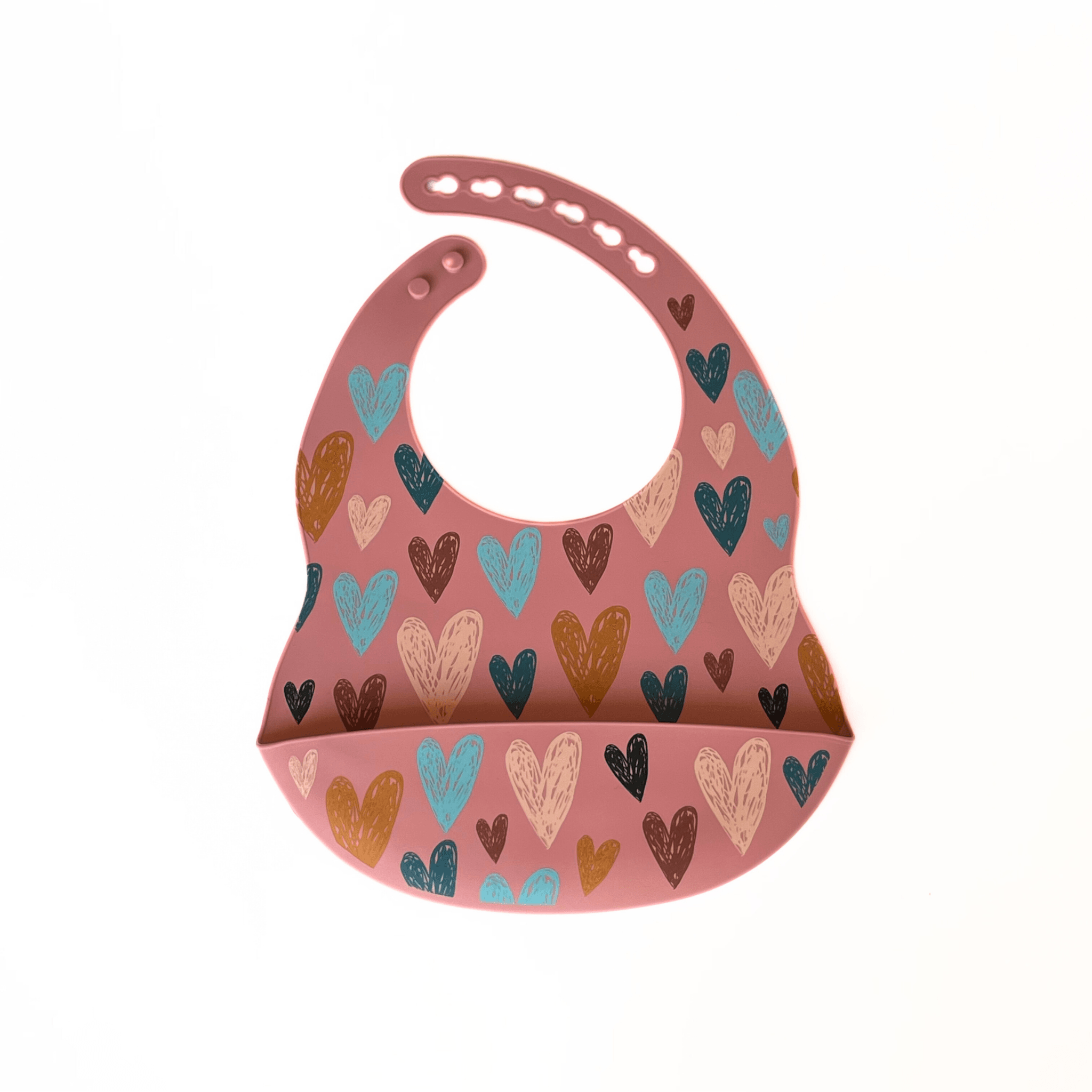 Babero de silicona estampado