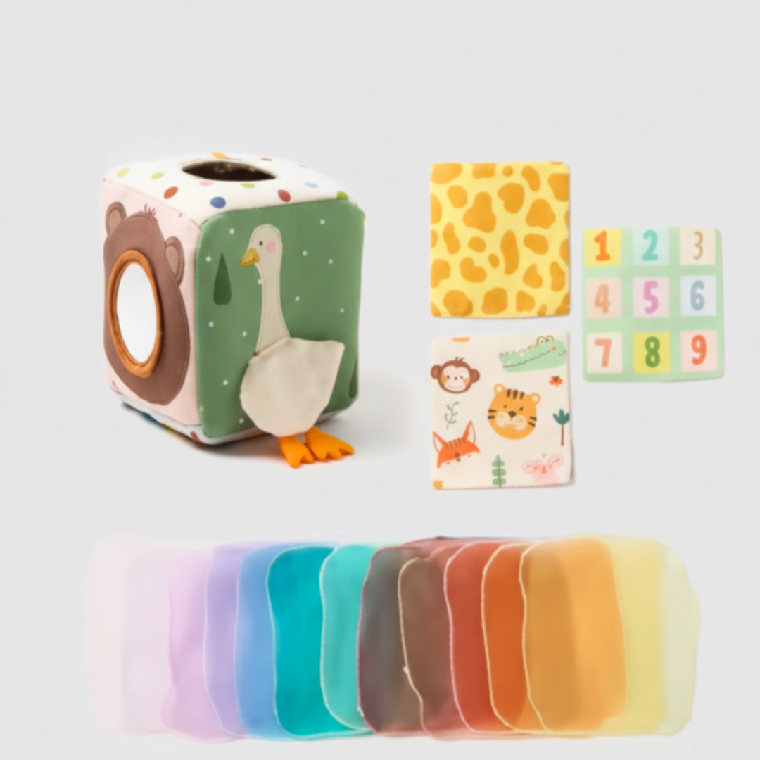 Caja suave de pañuelos montessori