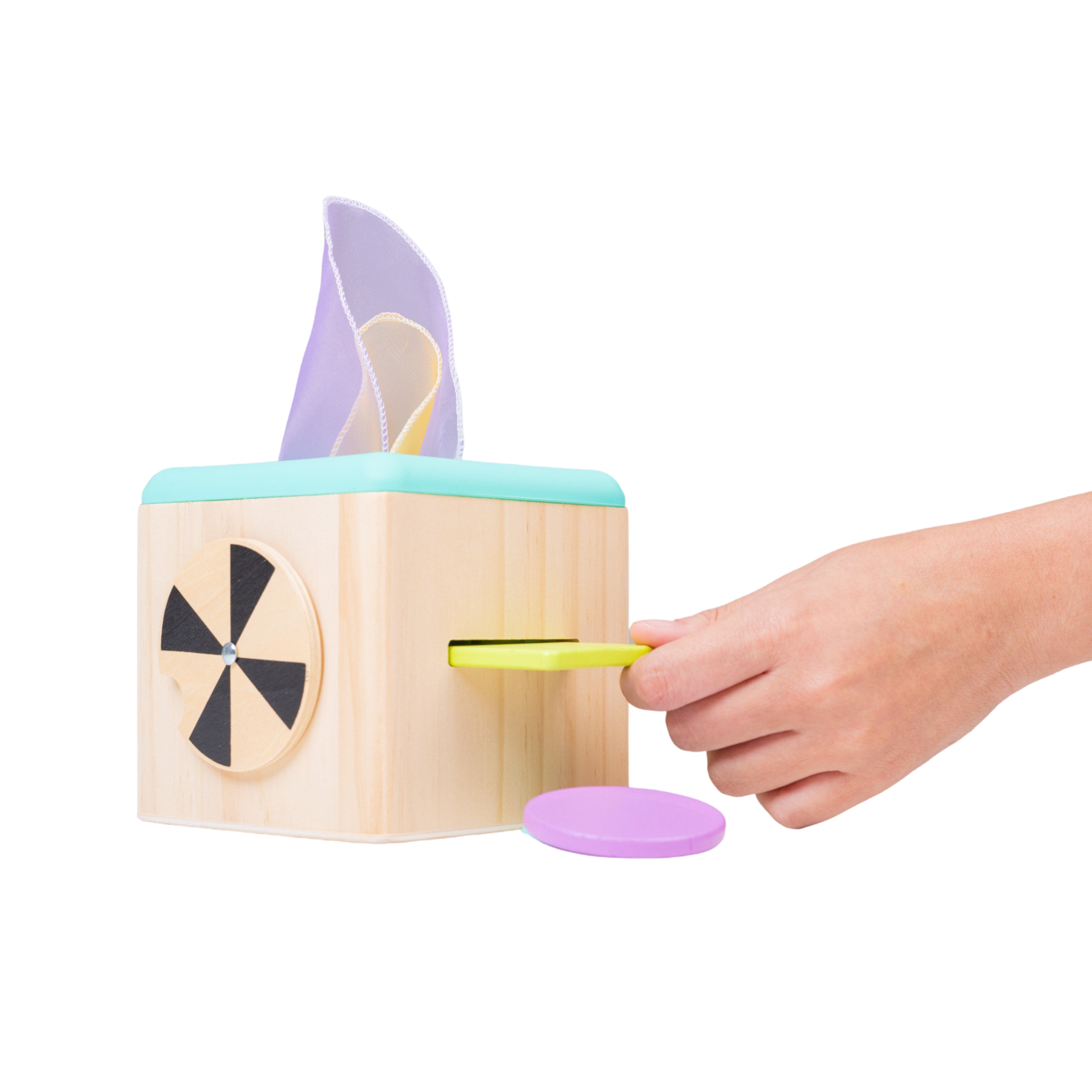 Caja de Pañuelos Montessori para Bebé