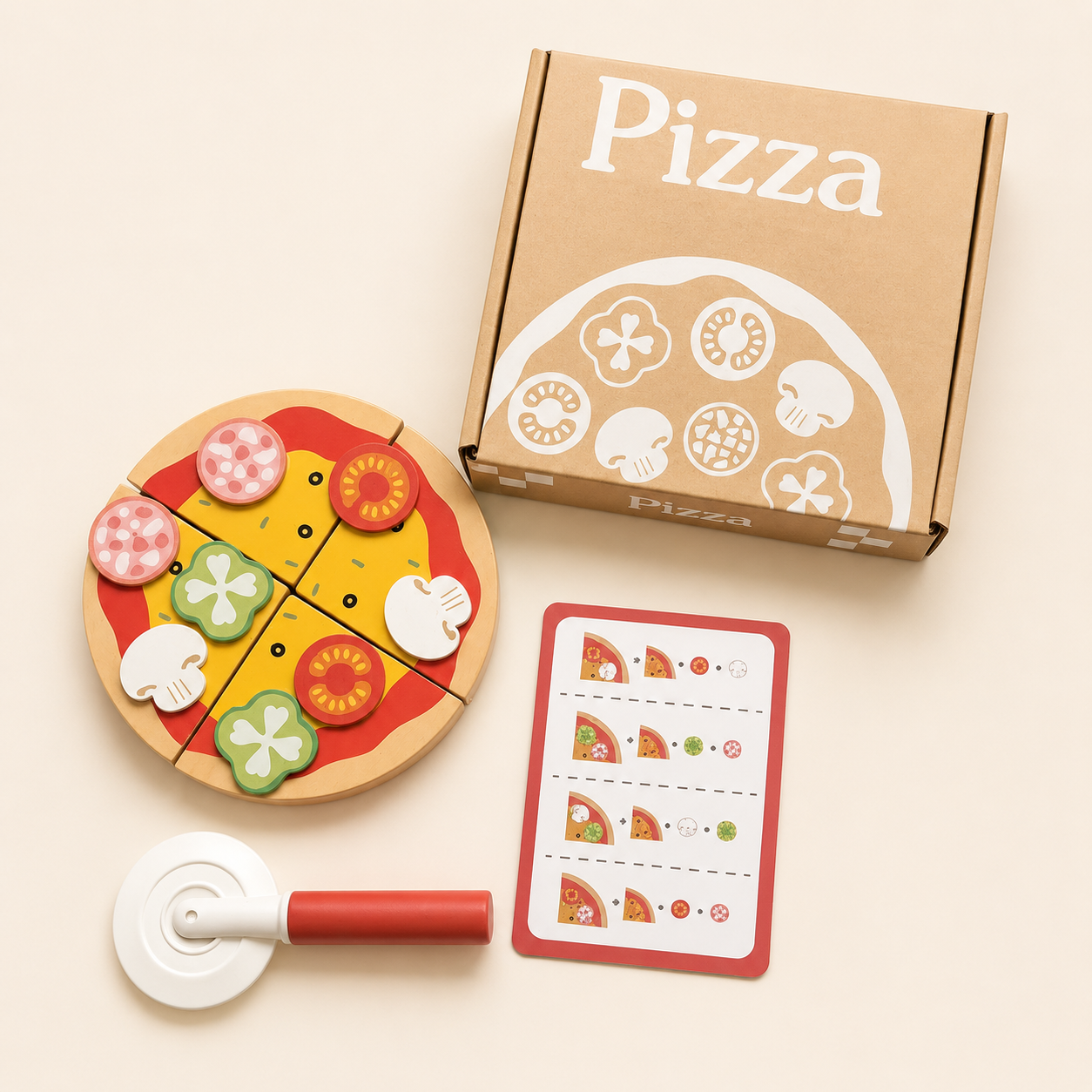 Set de pizza montessori