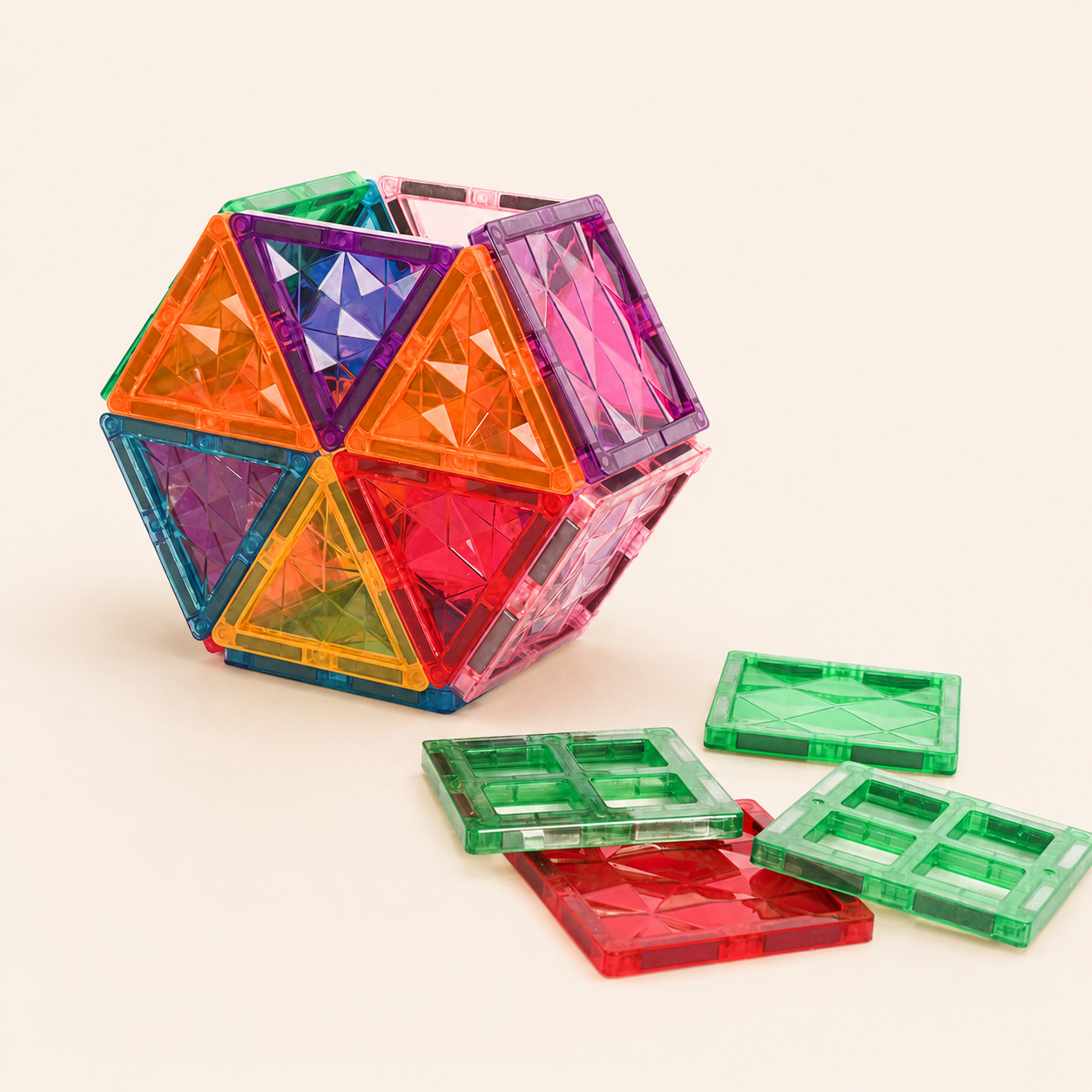 Formas magnéticas Nekito, set de 100 piezas STEM