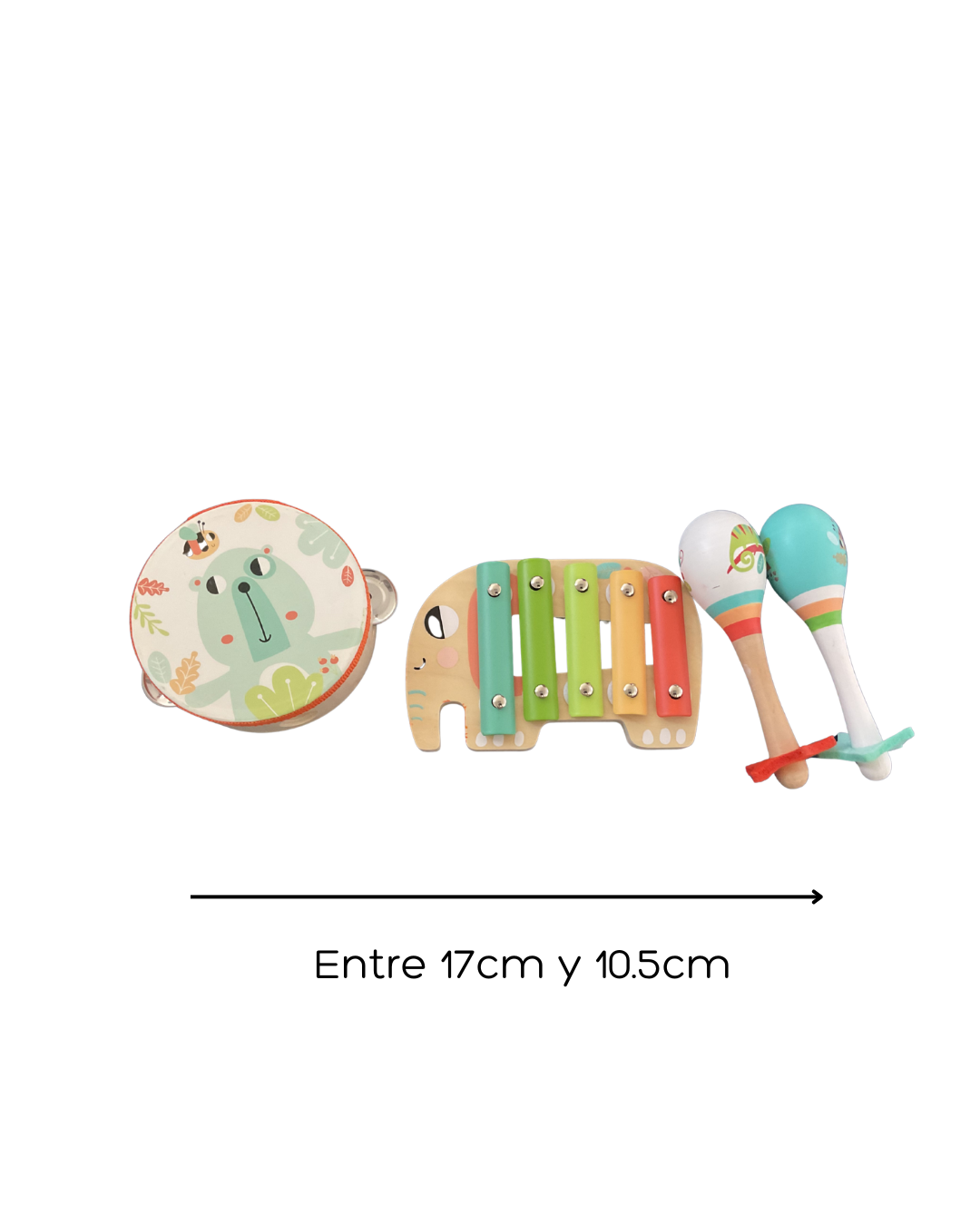 Detalle del kit de música Nekito