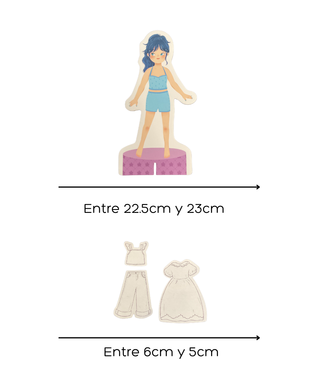 Pinta y diseña tus muñecas favoritas