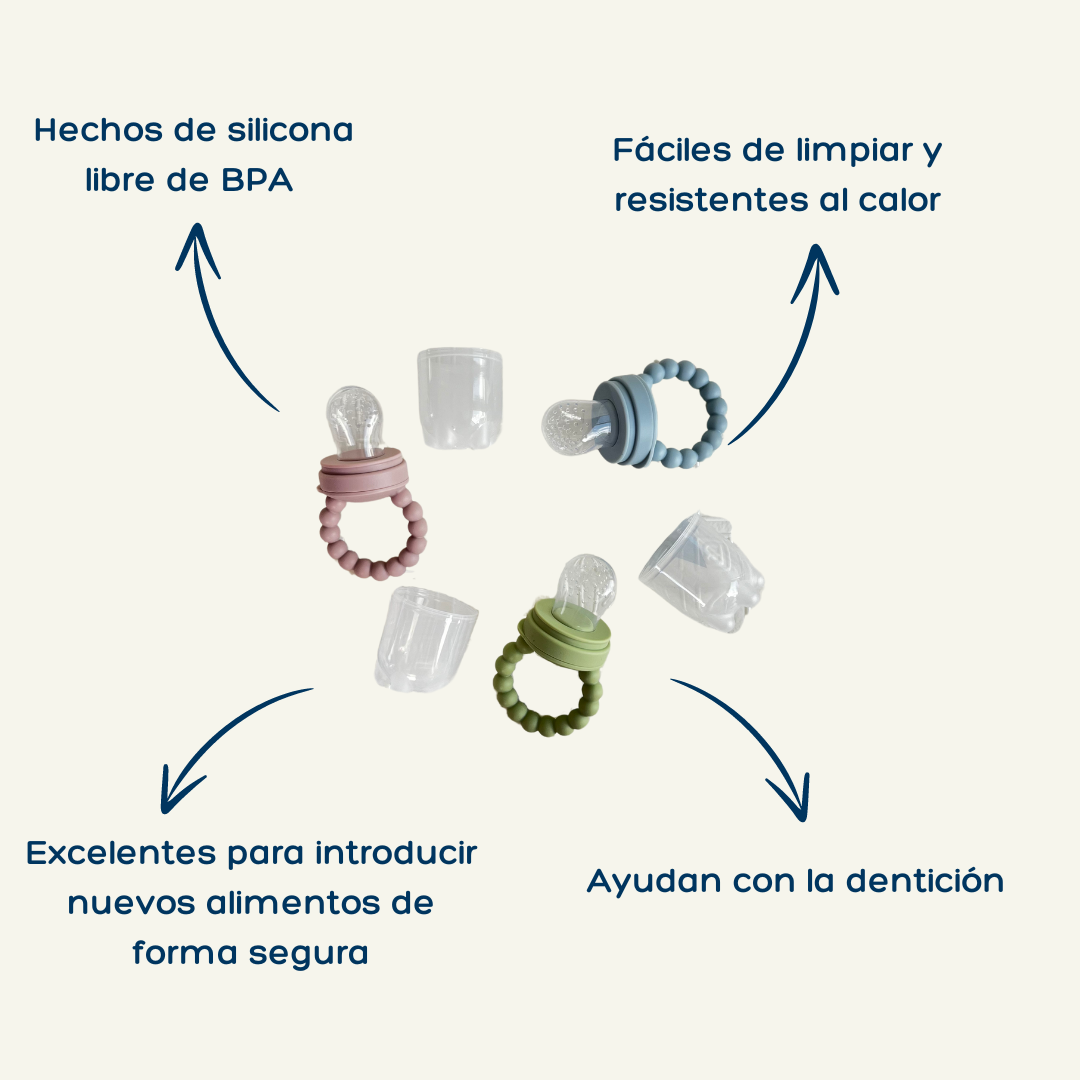 Chupón frutero de silicona