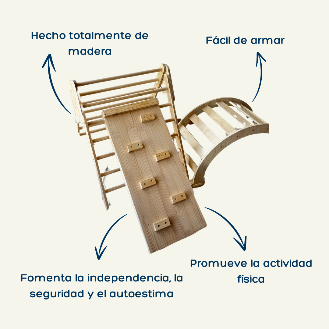 Parque montessori de madera