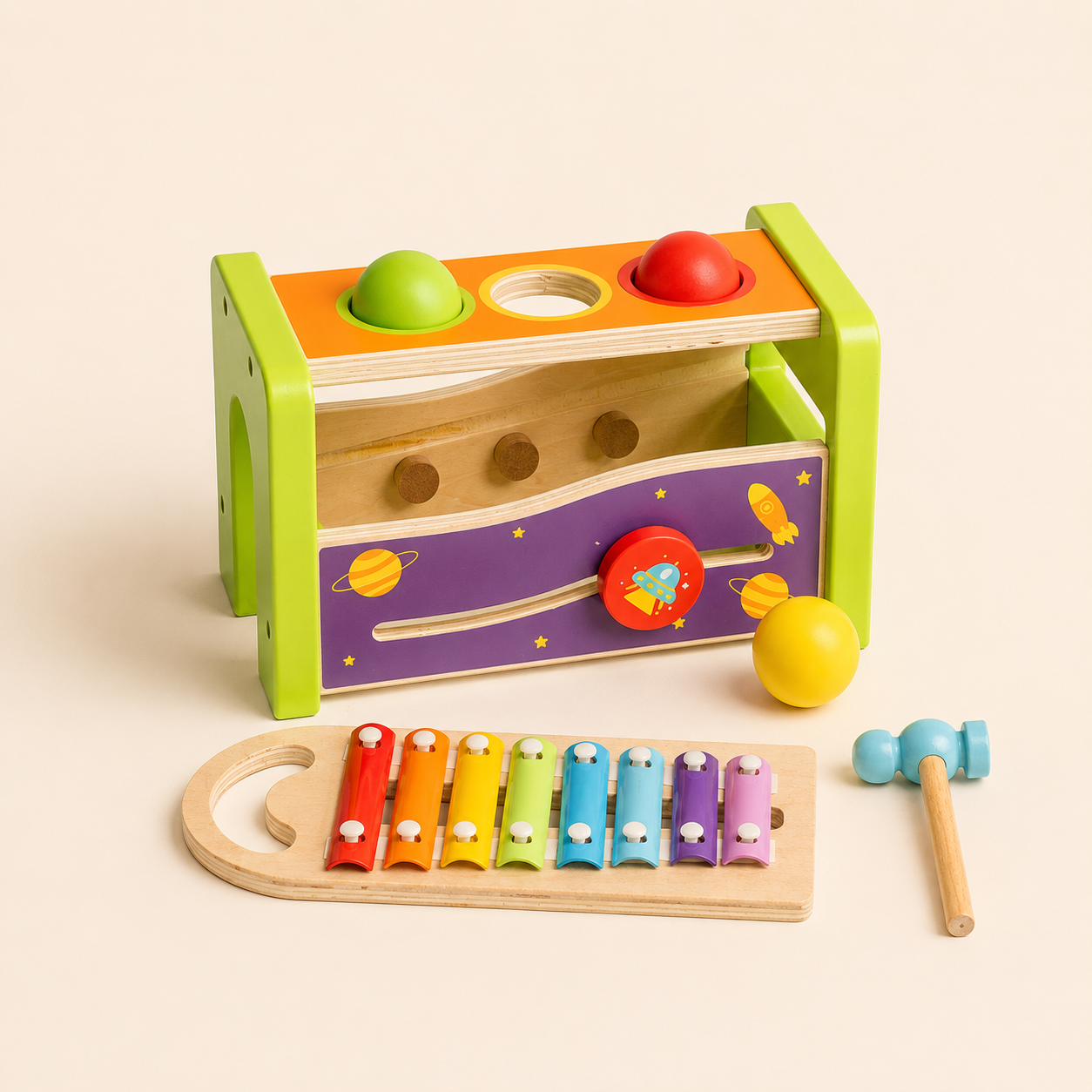 Martillo Musical Montessori - XILOFONO