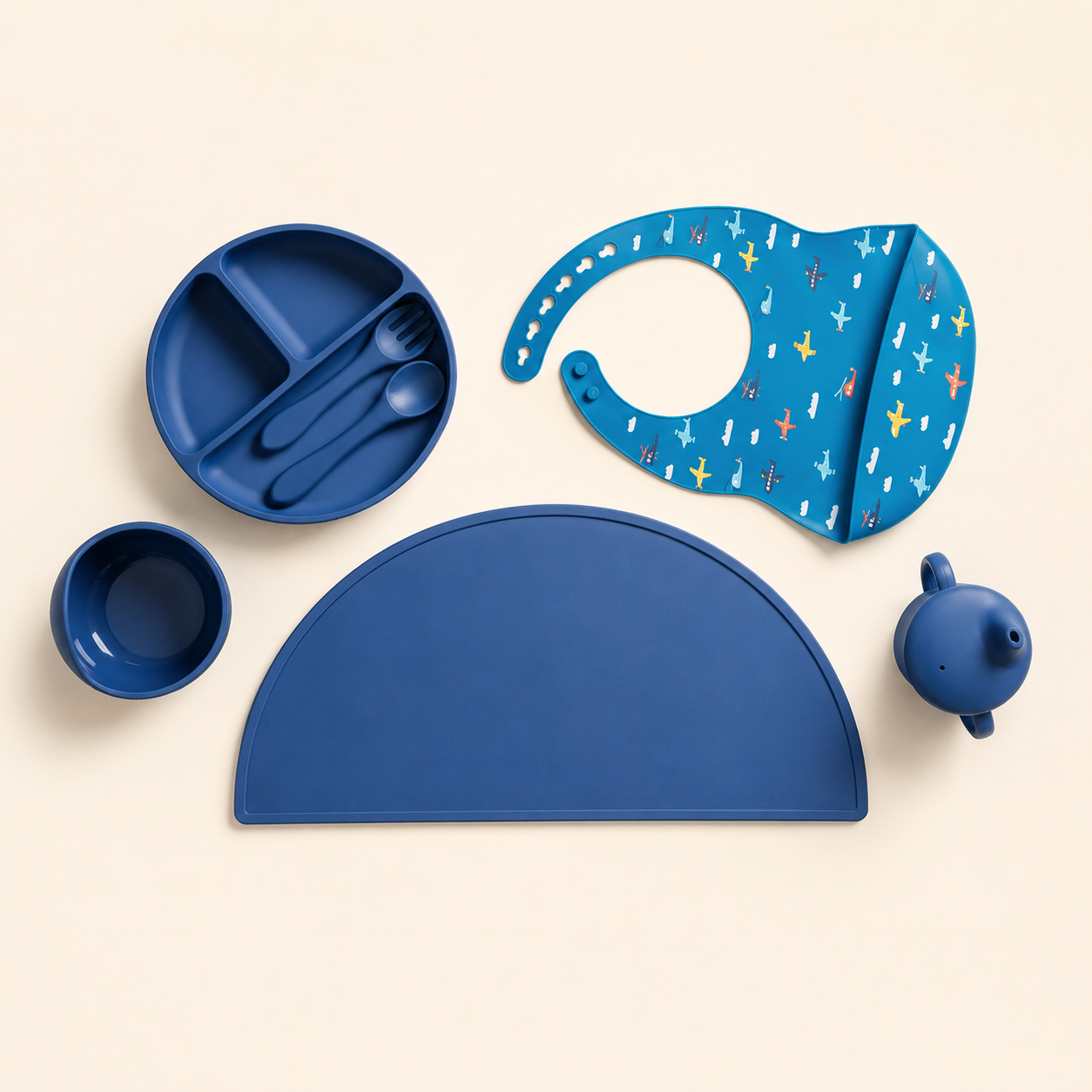 Set AC azul oscuro