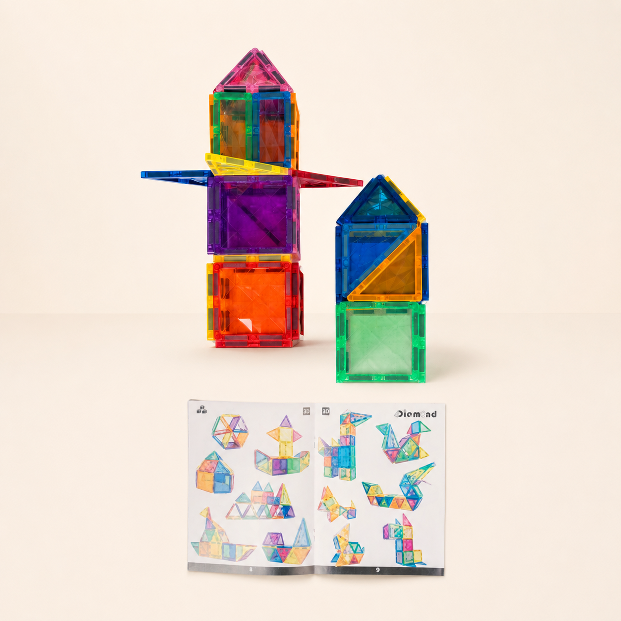 Construcción con formas magnéticas Nekito