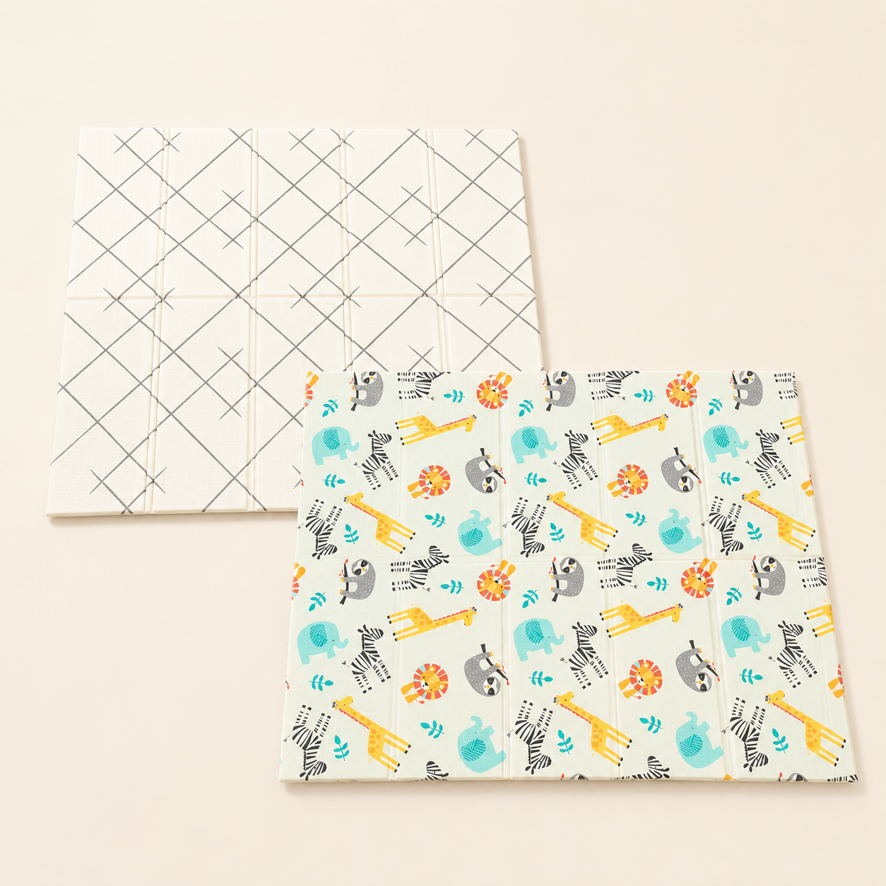 Playmat Nekito de doble cara, dos estampados en una alfombra