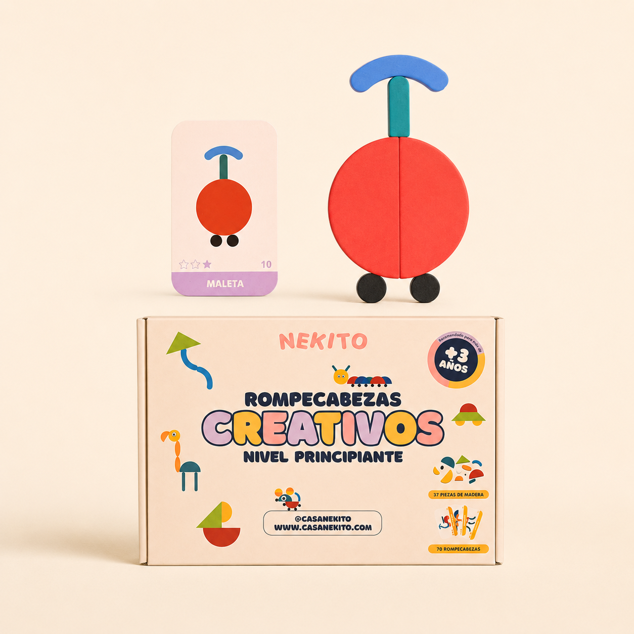 Rompecabezas creativos Nekito versión en inglés