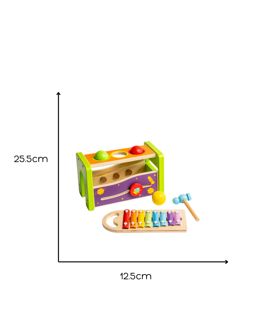 Martillo Musical Montessori - XILOFONO